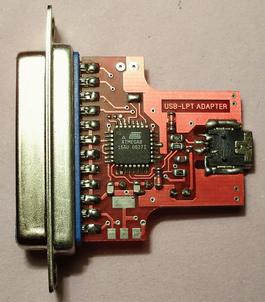 Переходник LPT/USB для SDR и его клонов на ARM процессоре